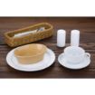 Picture of Olympia Stoneware Oval Pie Bowls 161 x 116mm (Pack of 6)