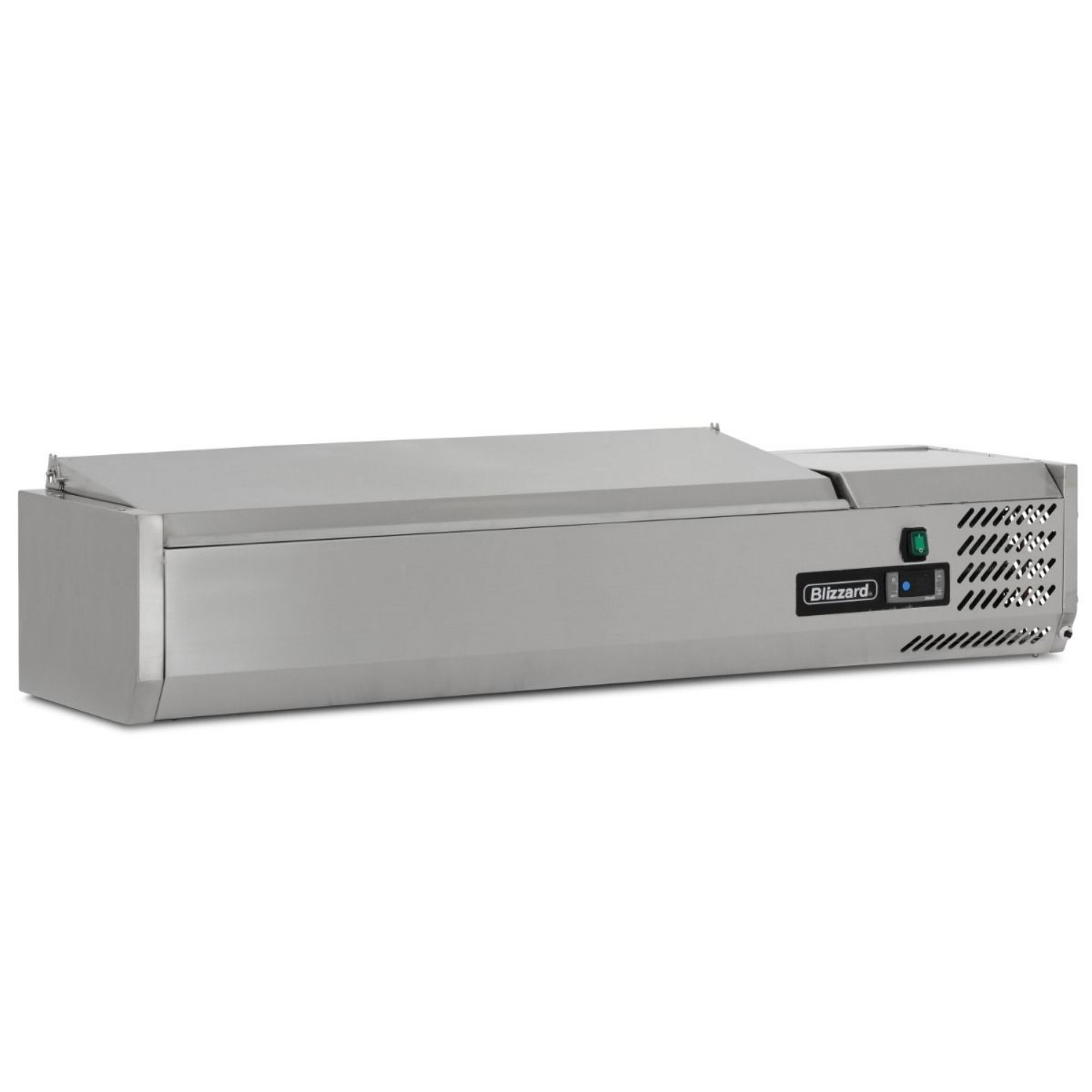 Picture of BLIZZARD 1.2m Hinged 1/4 Gastronorm Prep Top TOP1200-14EN