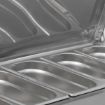 Picture of BLIZZARD 1.2m Hinged 1/4 Gastronorm Prep Top TOP1200-14EN