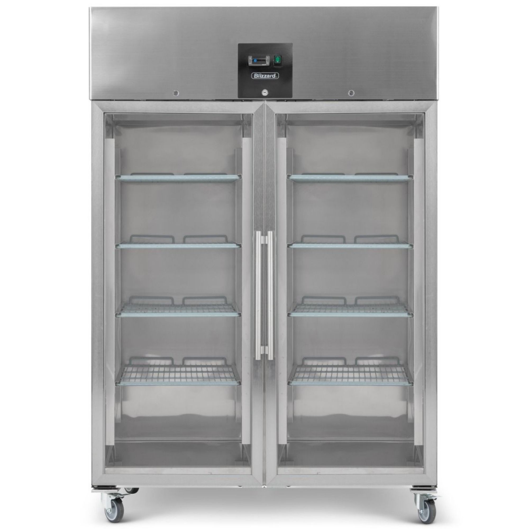 Picture of BLIZZARD 1300L Double Glass Door Gastronorm Refrigerator BR2SSCR