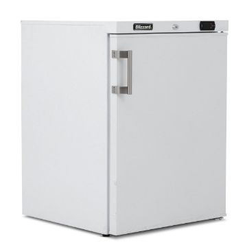 Picture of BLIZZARD Single Door Under Counter Freezer White Laminated UCF140WH