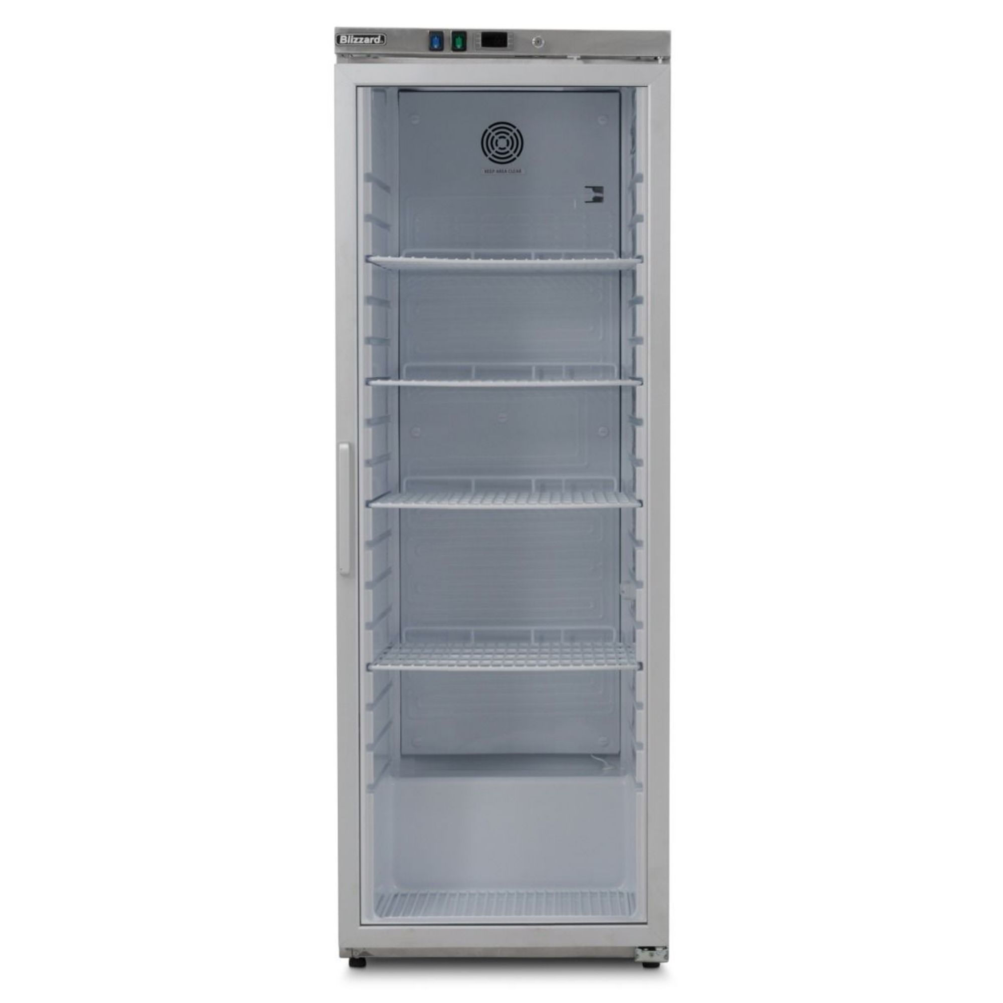 Picture of BLIZZARD Upright 320L Single Hinged Glass Door Refrigerator HSG40