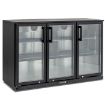 Picture of KOLDBOX Triple Glass Hinged Door Bottle Cooler Black KBC3