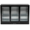 Picture of KOLDBOX Triple Glass Sliding Door Bottle Cooler Black KBC3SL