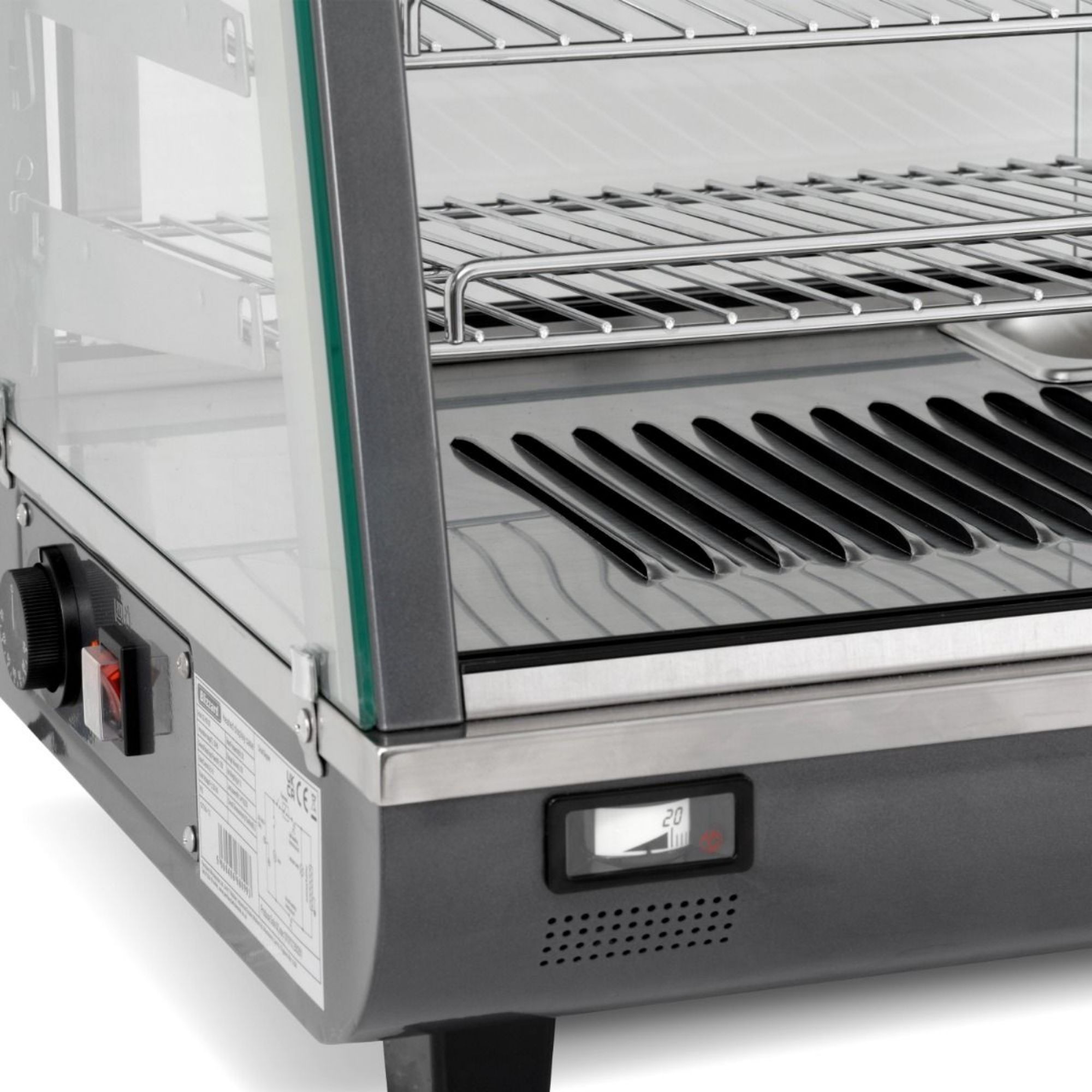 Picture of BLIZZARD 186L Counter Top Dual Access Heated Merchandiser HSS186