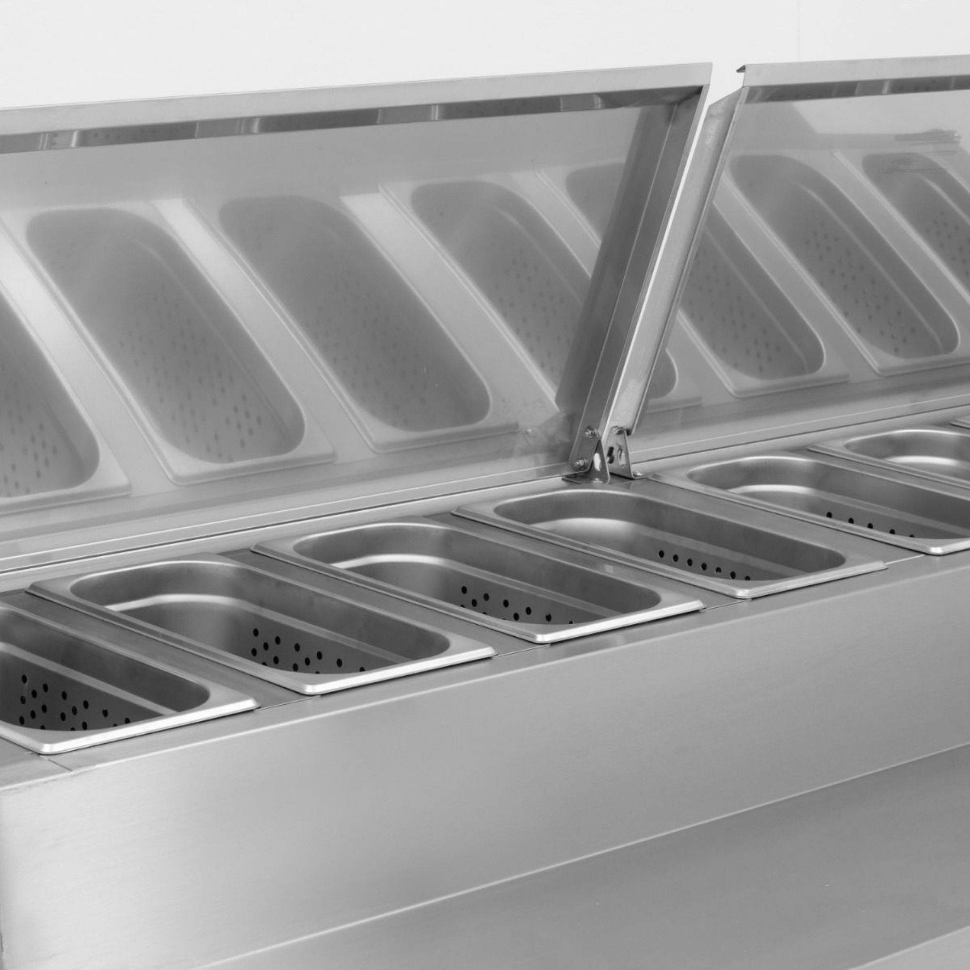 Picture of BLIZZARD Double Door Prep Counter With Raised Collar HBC2EN