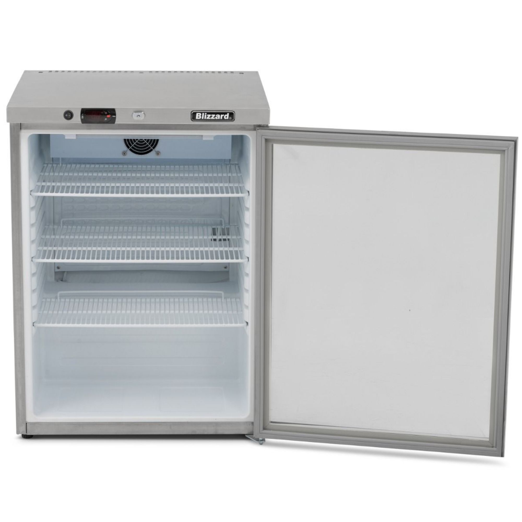 Picture of BLIZZARD Single Hinged Glass Door Under Counter Refrigerator UCR140CR