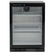 Picture of BLIZZARD Low Height Single Glass Door Bottle Cooler Black LOWBAR1