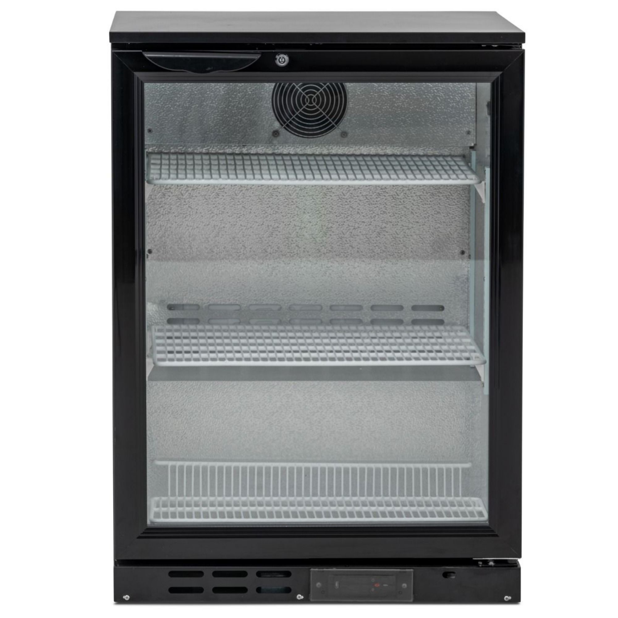 Picture of BLIZZARD Low Height Single Glass Door Bottle Cooler Black LOWBAR1
