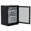 Picture of BLIZZARD Low Height Single Glass Door Bottle Cooler Black LOWBAR1
