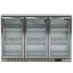 Picture of BLIZZARD Triple Hinged Glass Door Bottle Cooler Stainless Steel BAR3SS