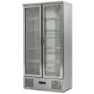 Picture of BLIZZARD Blizzard Upright Double Hinged Glass Door Bottle Cooler Stainless Steel BAR20SS