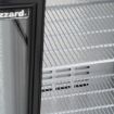 Picture of BLIZZARD Double Sliding Glass Door Bottle Cooler Black BAR2SL
