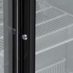 Picture of BLIZZARD Double Sliding Glass Door Bottle Cooler Black BAR2SL