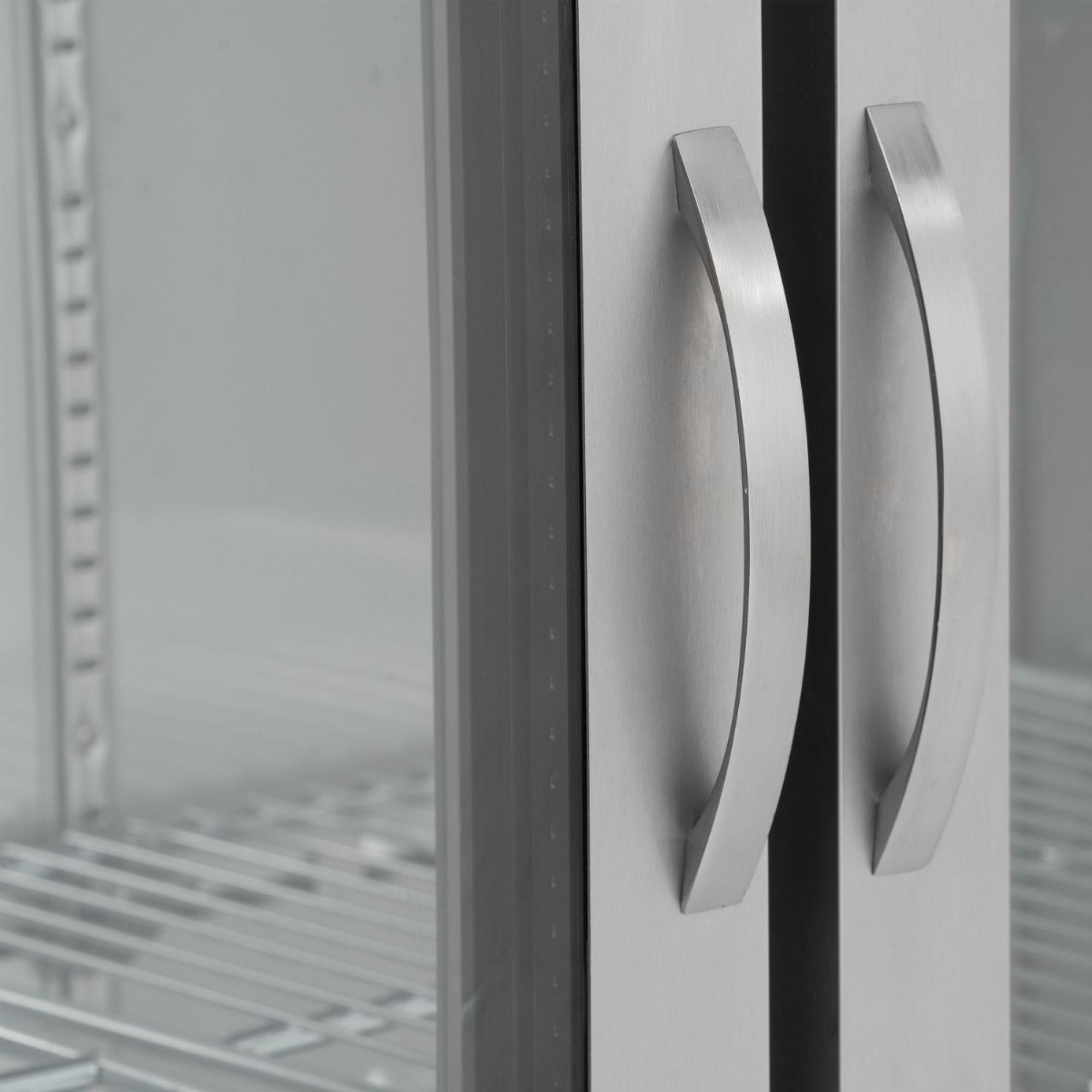 Picture of BLIZZARD Blizzard Upright Double Hinged Glass Door Bottle Cooler Stainless Steel BAR20SS