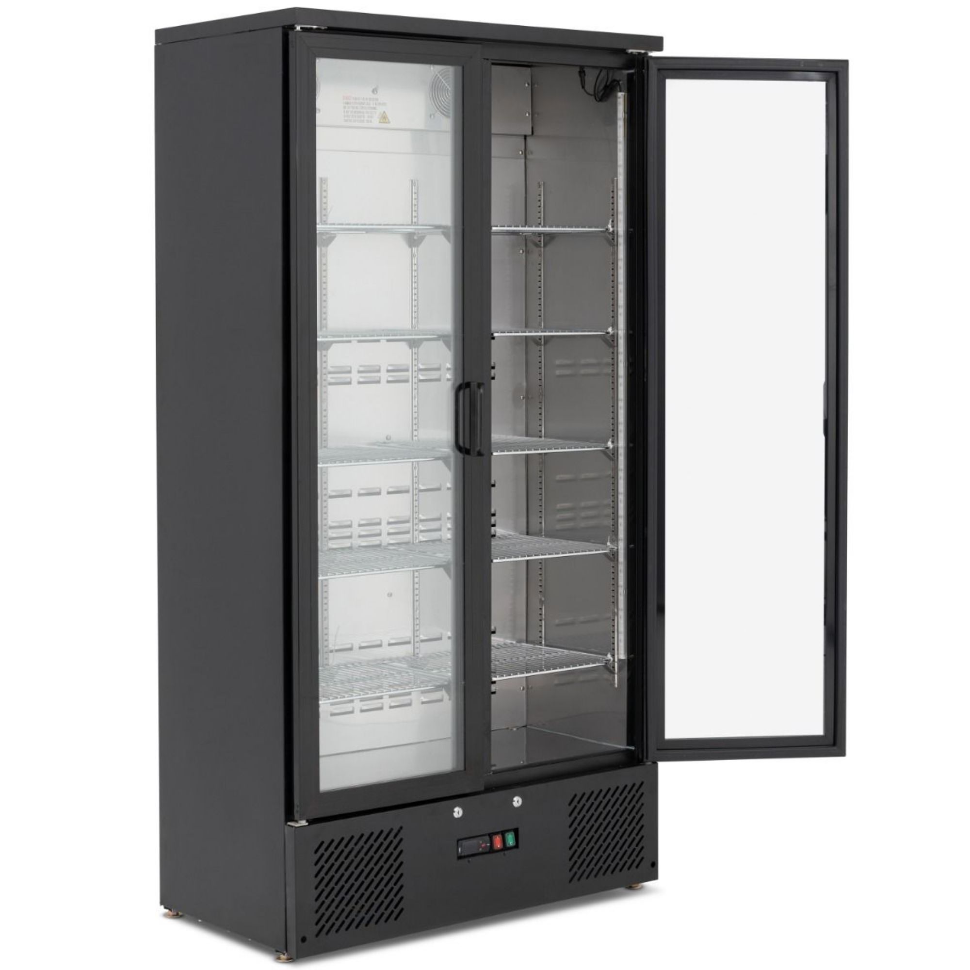 Picture of BLIZZARD Upright Glass Door Bottle Cooler Black BAR20