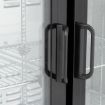 Picture of BLIZZARD Upright Glass Door Bottle Cooler Black BAR20