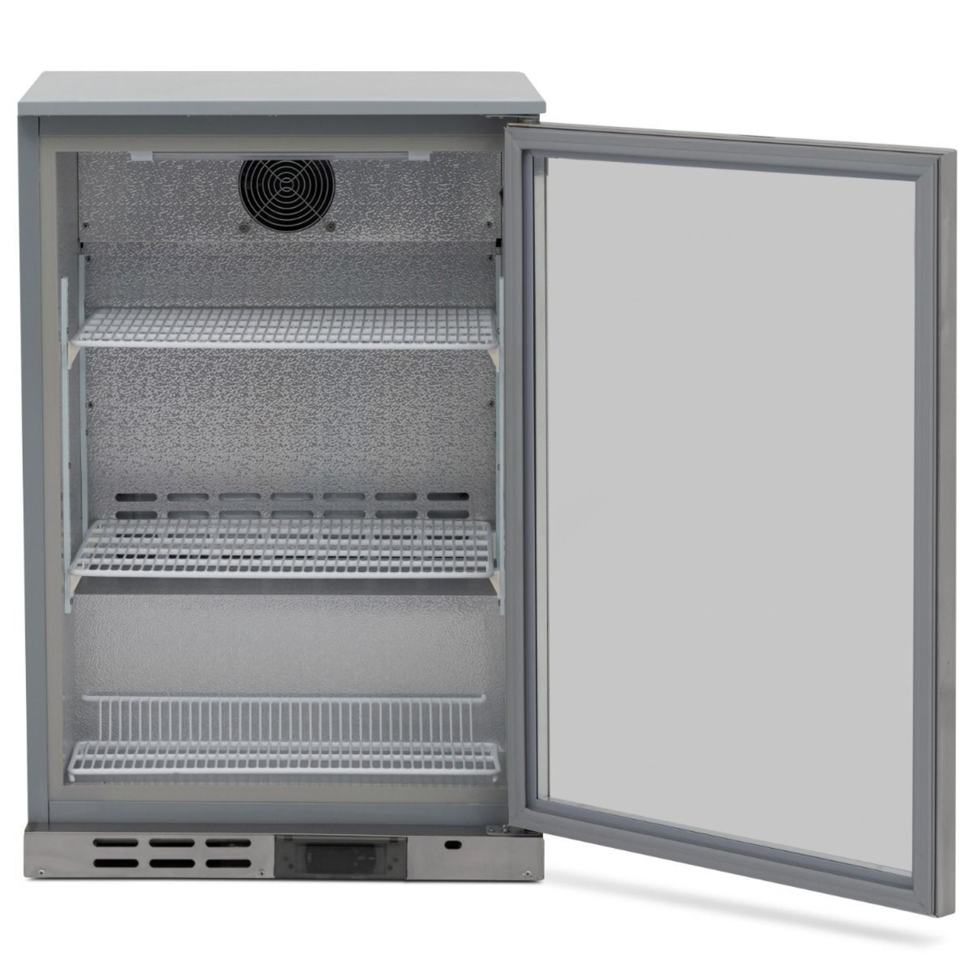 Picture of BLIZZARD Single Hinged Glass Door Bottle Cooler Stainless Steel BAR1SS
