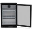 Picture of BLIZZARD Single Hinged Glass Door Bottle Cooler Black BAR1