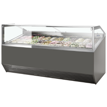 Picture of ISA SUPER CAPRI 24 Grey, 24 Pan Scooping Freezer