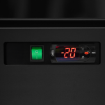 Picture of Atom Maxi F2DB BLACK Glass Door Freezer