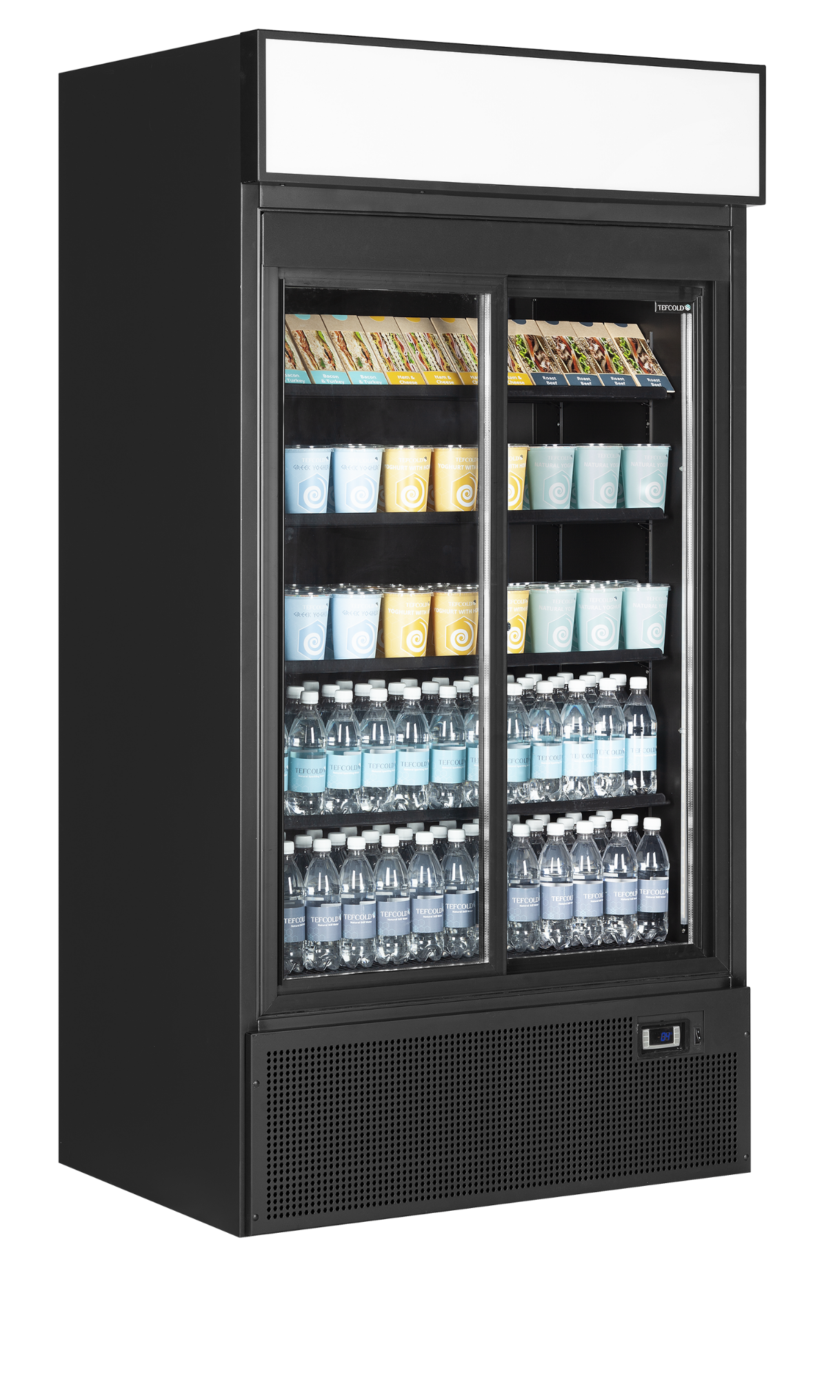 Picture of Tefcold FSC1000S BLACK Sliding Door