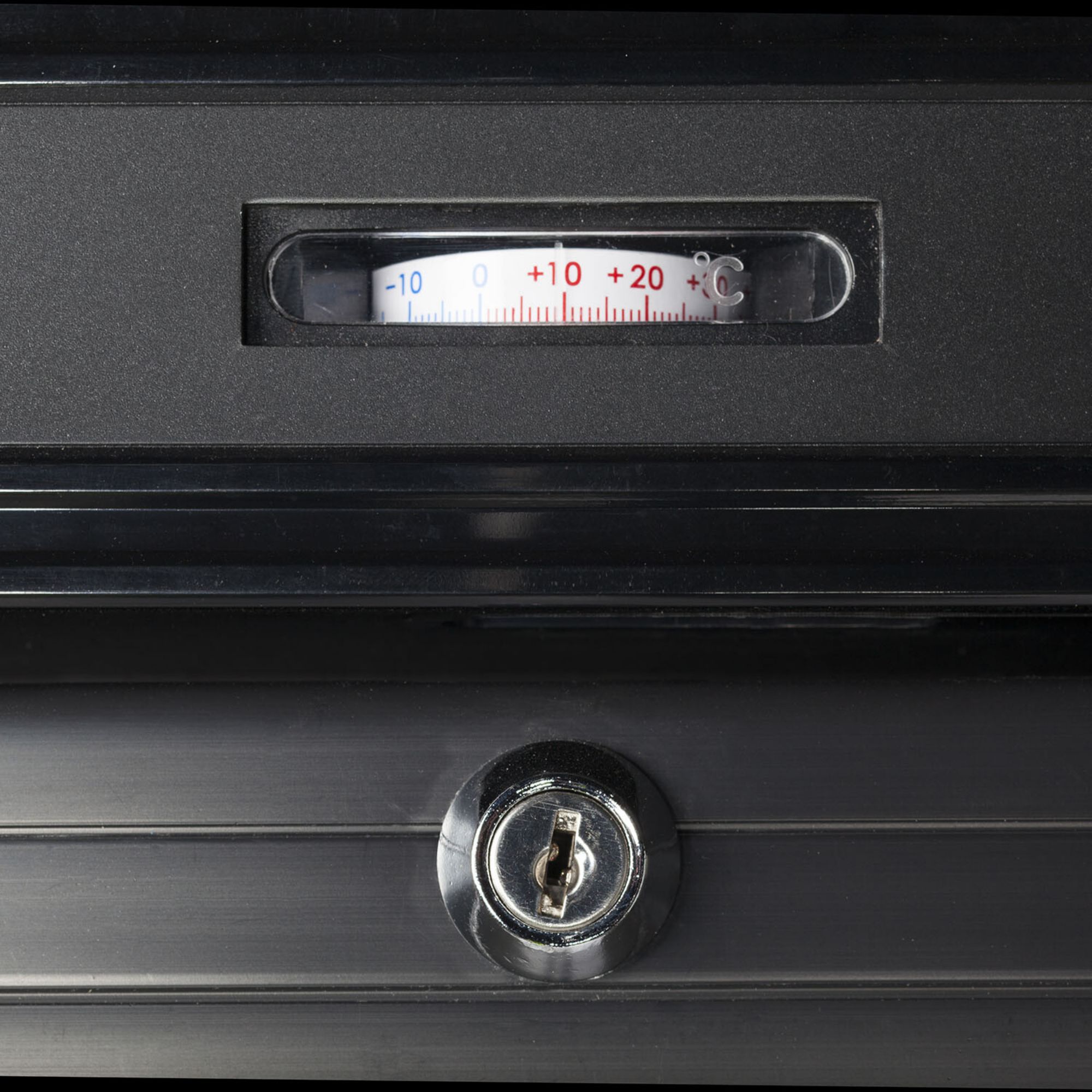 Picture of Interlevin SC381WB Black Glass Door