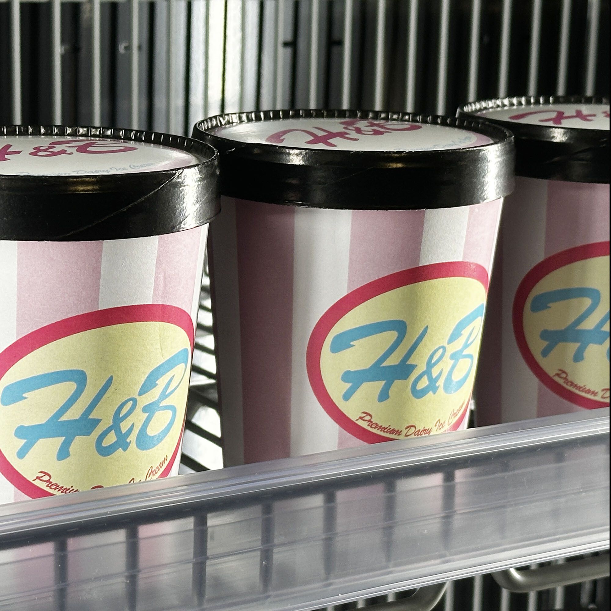 Picture of Tefcold Galaxy+ GPF3D Black Glass Door Freezer