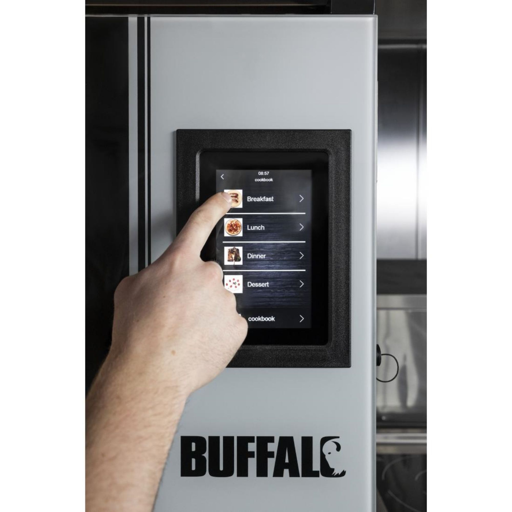 Picture of Buffalo Smart Touchscreen Compact Combi Oven 6 x GN 1/1