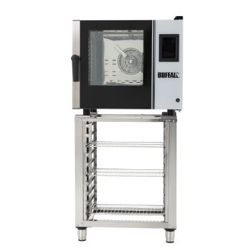 Picture of Buffalo Freestanding Smart Touchscreen Compact Combi Oven 6 x GN 1/1 with Installation Kit