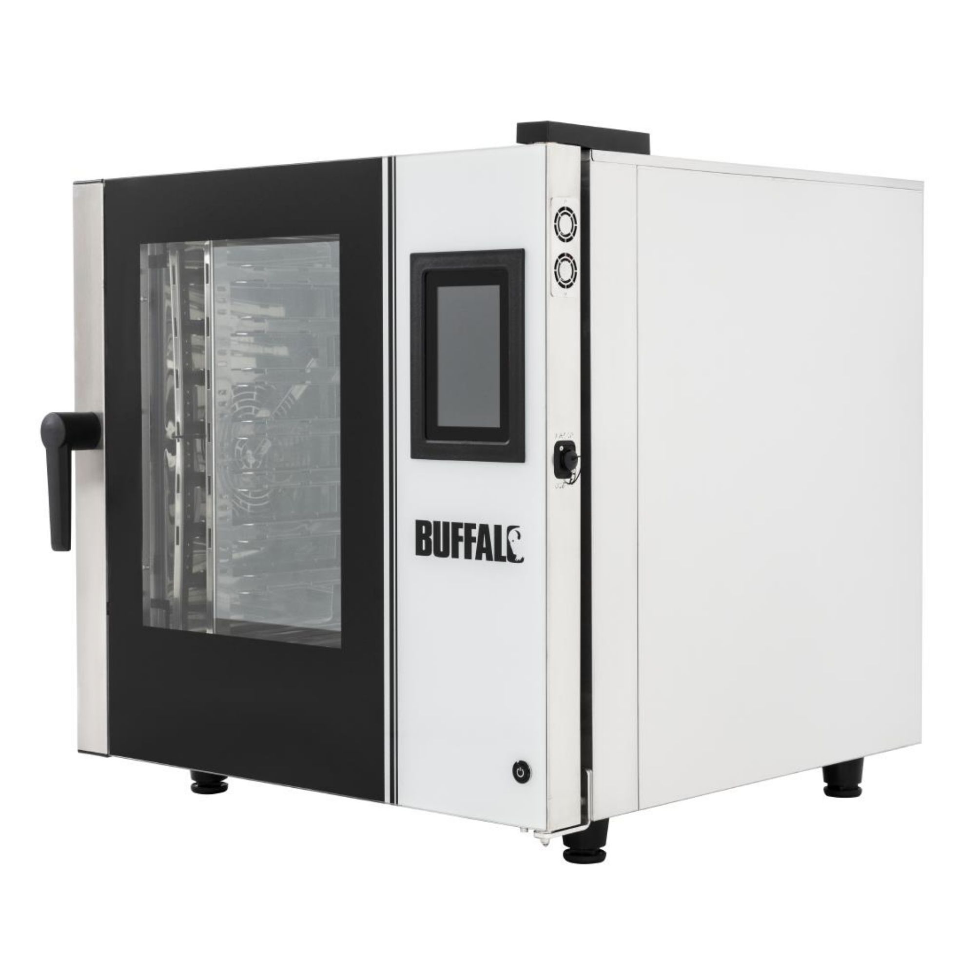 Picture of Buffalo Freestanding Smart Touchscreen Combi Oven 7x GN 1/1 with Installation Kit