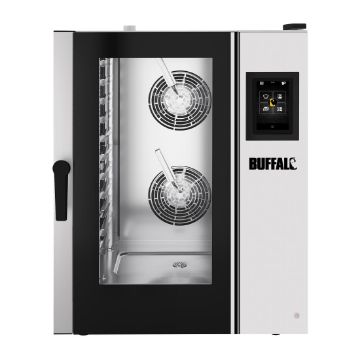 Picture of Buffalo Smart Touchscreen Combi Oven 11 x GN 1/1 with Stand & Installation Kit