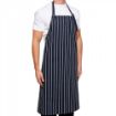 Picture of Gastrotex Apron Blue & White/Red & White Stripes