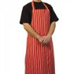 Picture of Gastrotex Apron Blue & White/Red & White Stripes
