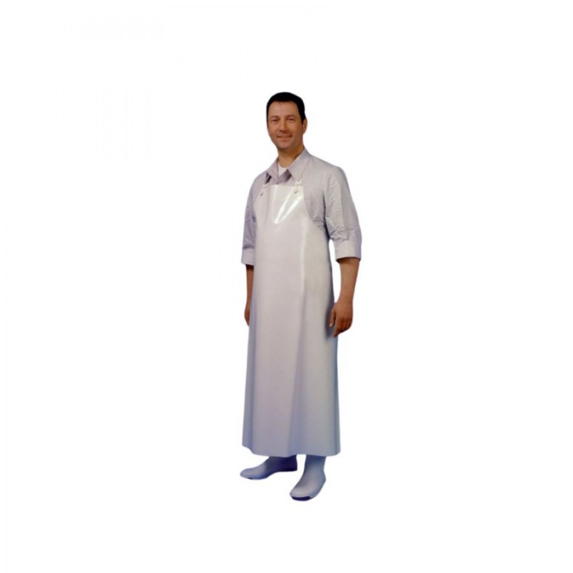 Picture of Water Resistant Apron Blue/White