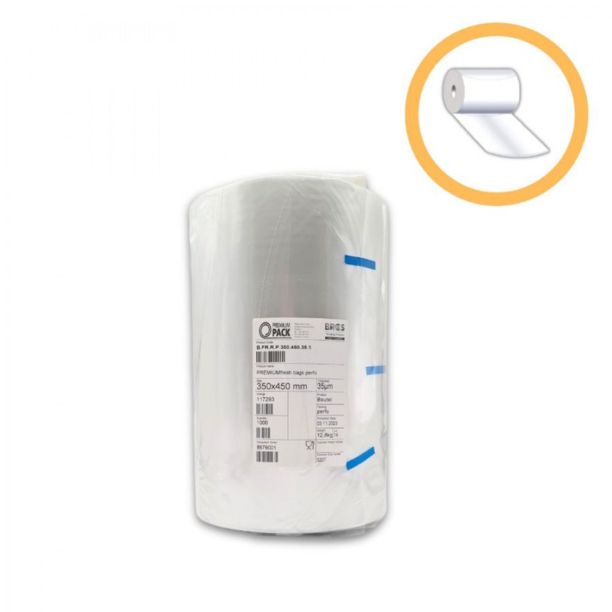 Picture of Shrink Bags on Roll (35 Micron PremiumFresh)