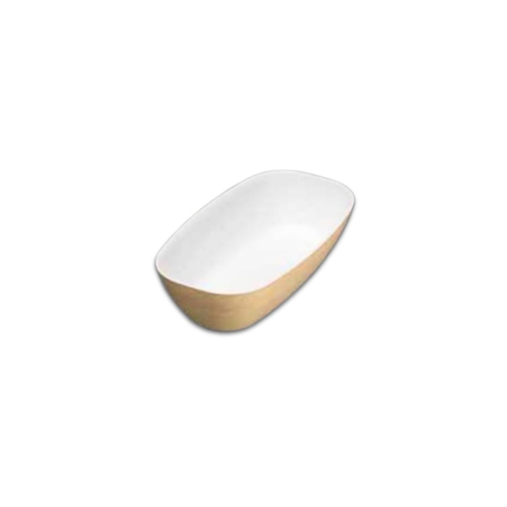 Picture of Melamine Baking Dish White Wood Effect