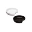 Picture of Melamine Half Moon Bowl Black or White