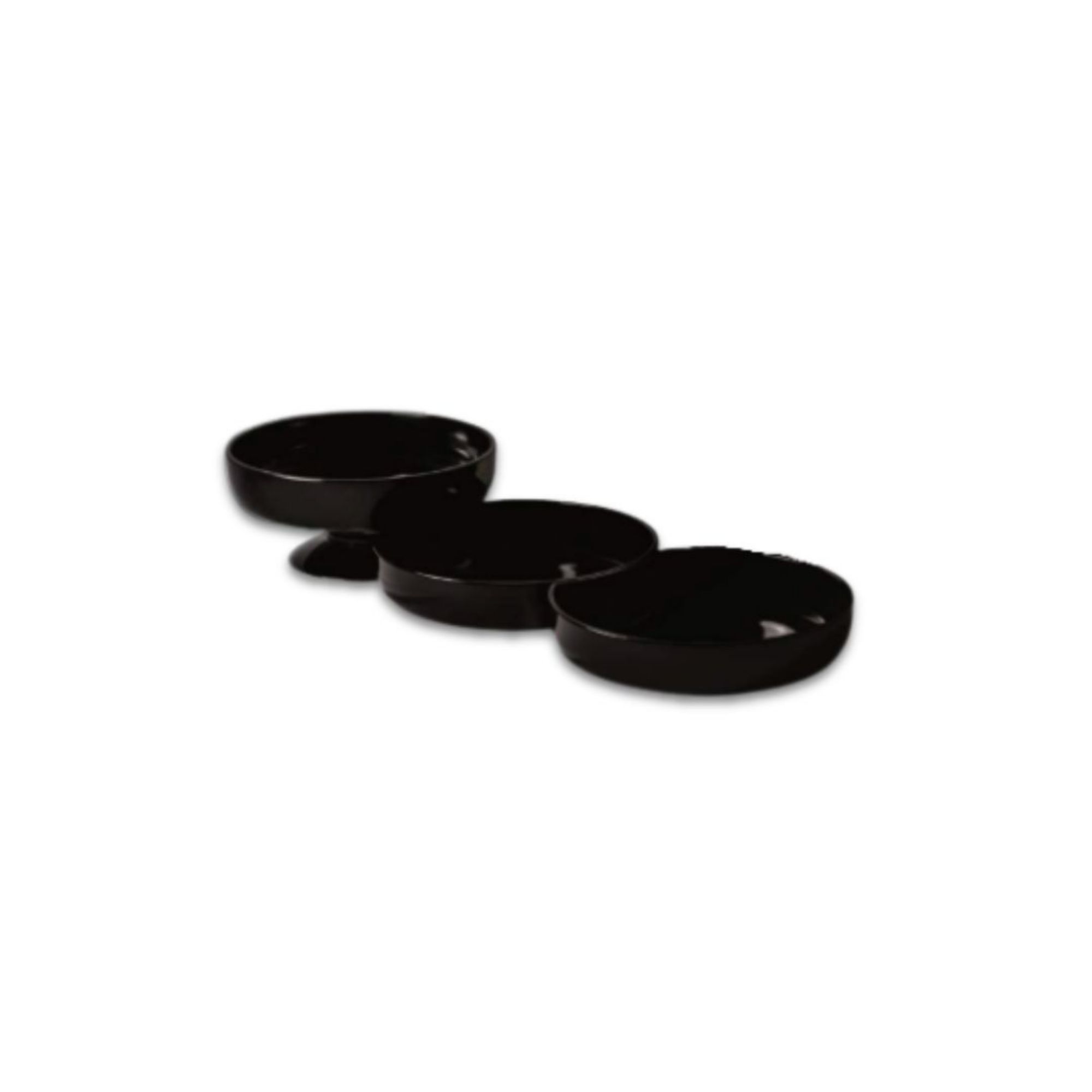 Picture of Melamine Half Moon Bowl Black or White