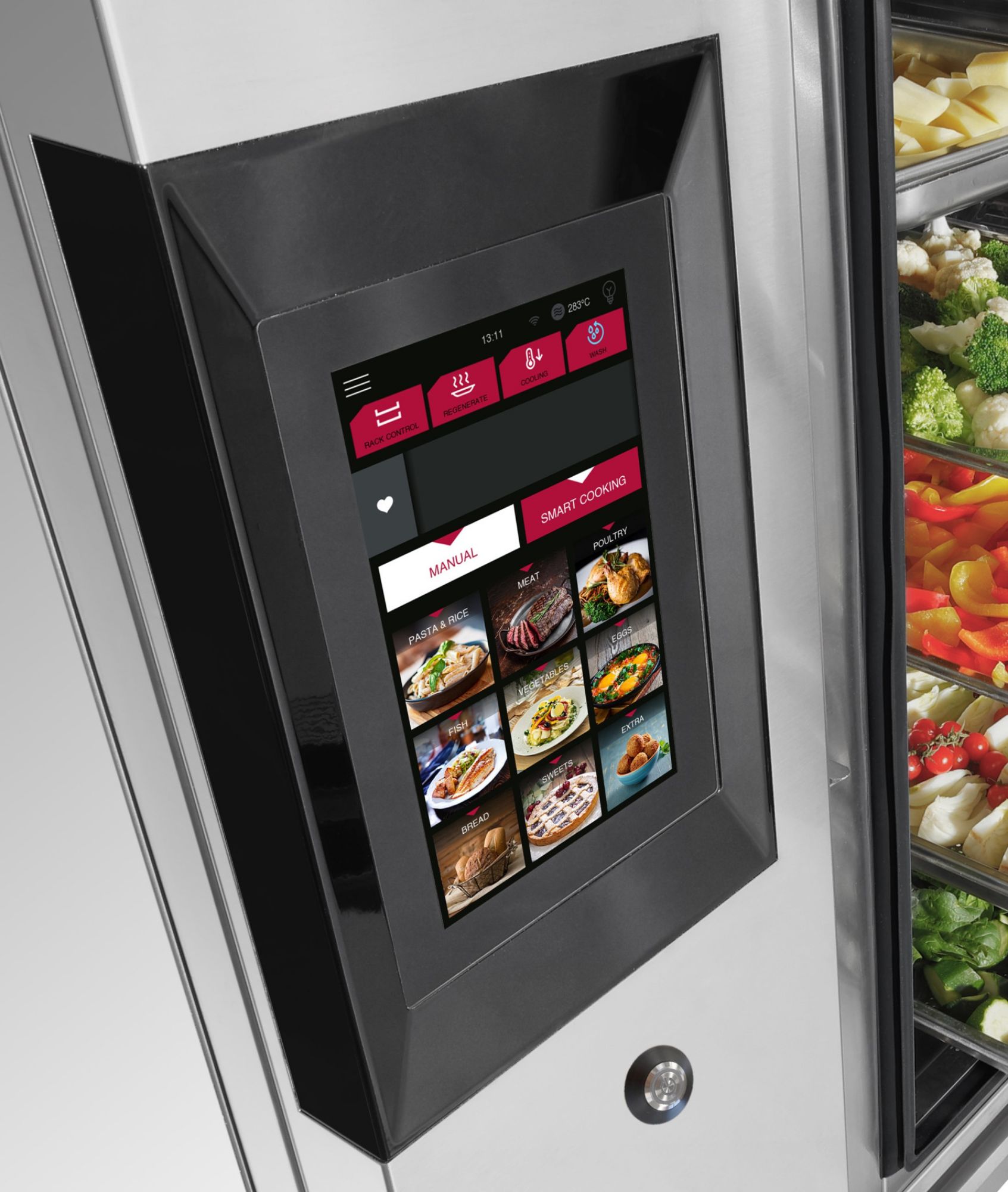 Picture of Giorik Evolution SNHE201W - Electric Roll In 20 x 1/1gn Combi Oven with boiler