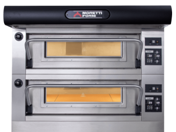 Picture of Moretti Forni Series PB80E-2. 4 Tray - Twin Deck Electric Bakery oven
