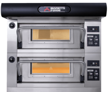 Picture of Moretti Forni Series PB60E-2. 2 Tray - Twin Deck Electric Bakery oven
