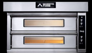 Picture of Moretti IDD105.105 Twin deck electric pizza oven - 18 x 12" Pizzas with Electronic controls