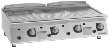 Picture of Giorik 70 Top FRG76TCRX - 4 Zone Gas griddle - ribbed plate chrome plated