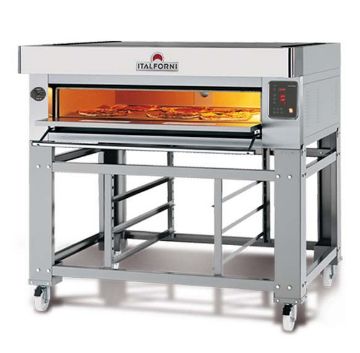 Picture of Italforni ES6-1 Heavy duty single deck electric pizza oven - 8 x 12" Pizzas
