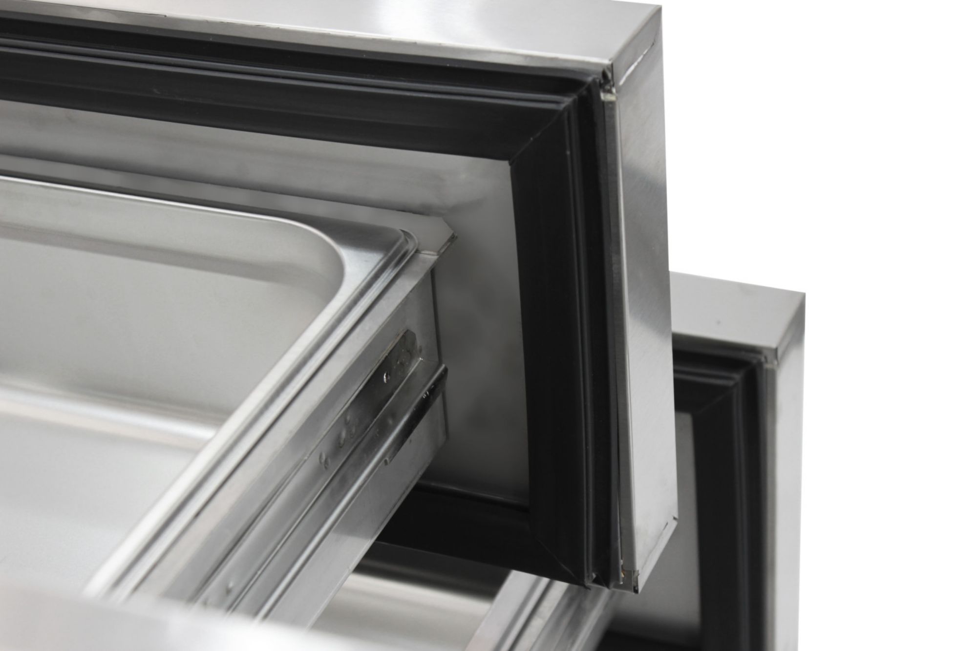 Picture of Chefs Range CB52TN Low Level fridge Chefs drawer - 3 x 1/1gn per drawer