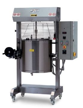 Picture of De Danieli C1202EI - 120 Ltrs Electric High temperature Indirect heat tilting kettle with stirer for medium density products