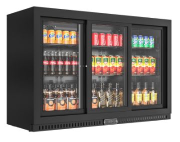 Picture of Chefs Range BBD238S Double door bottle cooler - Sliding doors