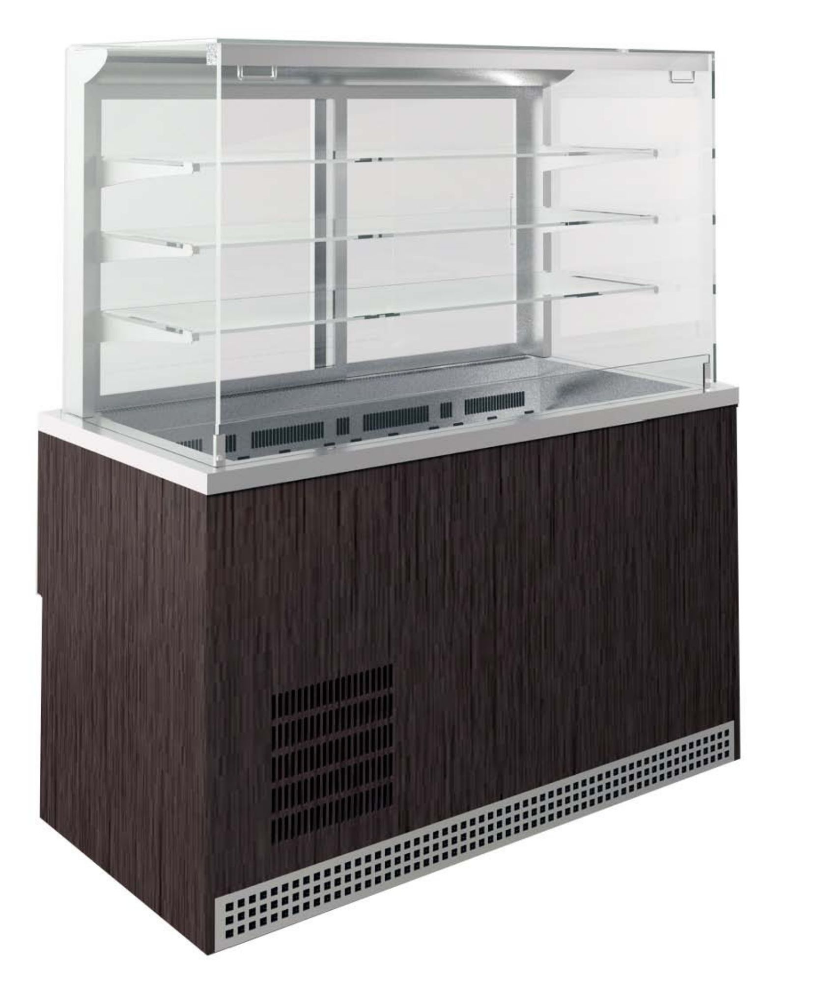Picture of Emainox Self Supreme 8087393 - 3 Shelves + 5 x 1/1gn Refrigerated Grab & Go display with dolewell
