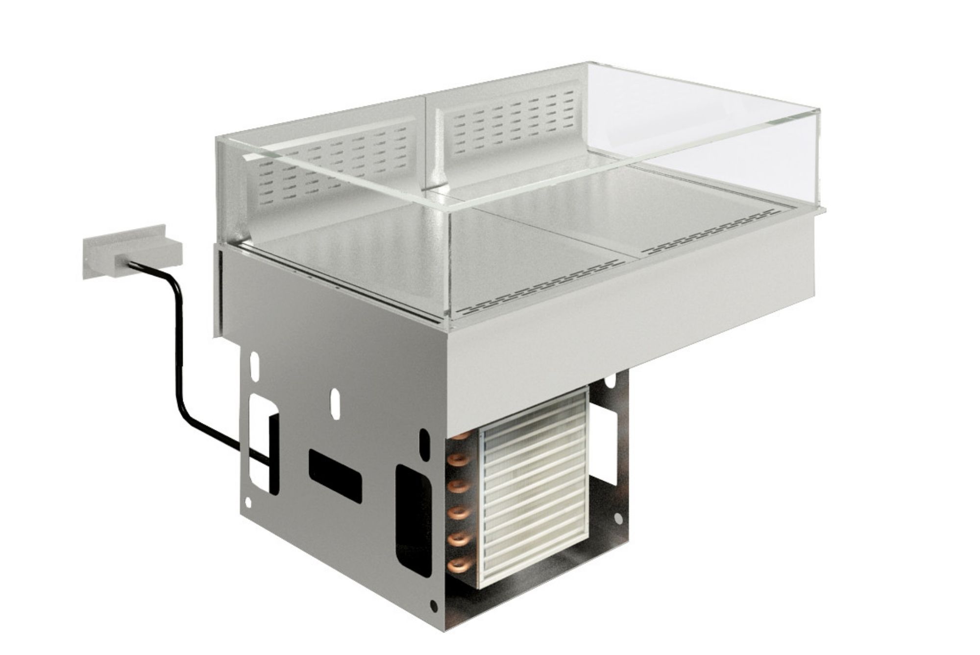 Picture of Emainox Elegance Pastry 8047090JWLHC - Refrigerated Pastry display with slide out drawers